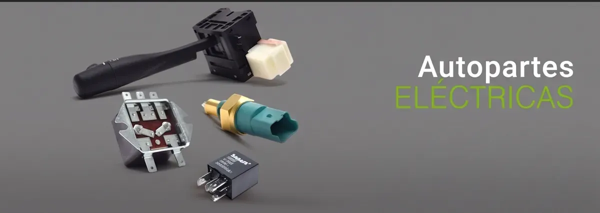 Autopartes eléctricas Totalparts — sensores, switches y relés disponibles a domicilio en Cali